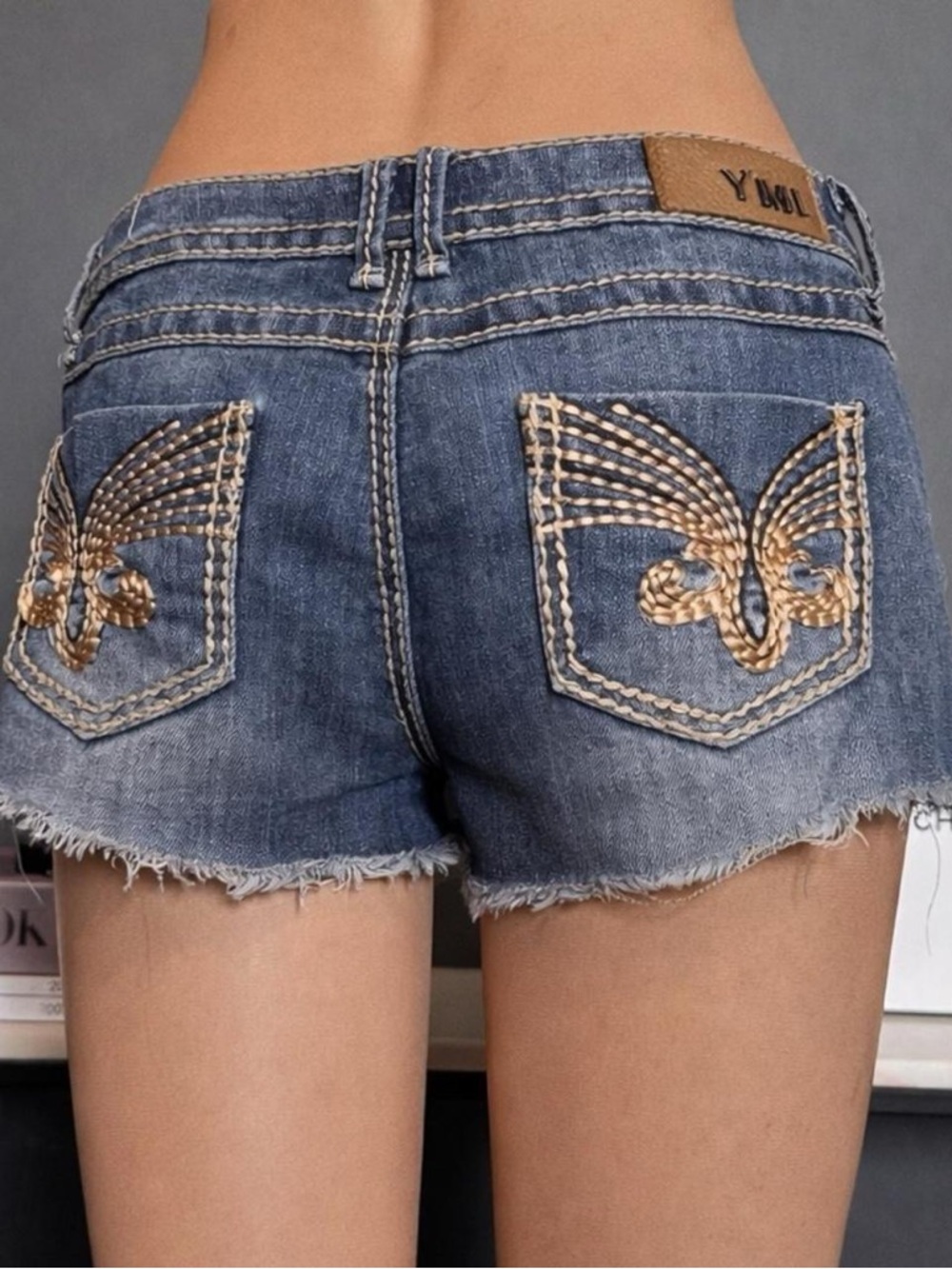 YMI Vintage Y2K LOW RISE Denim Shorts